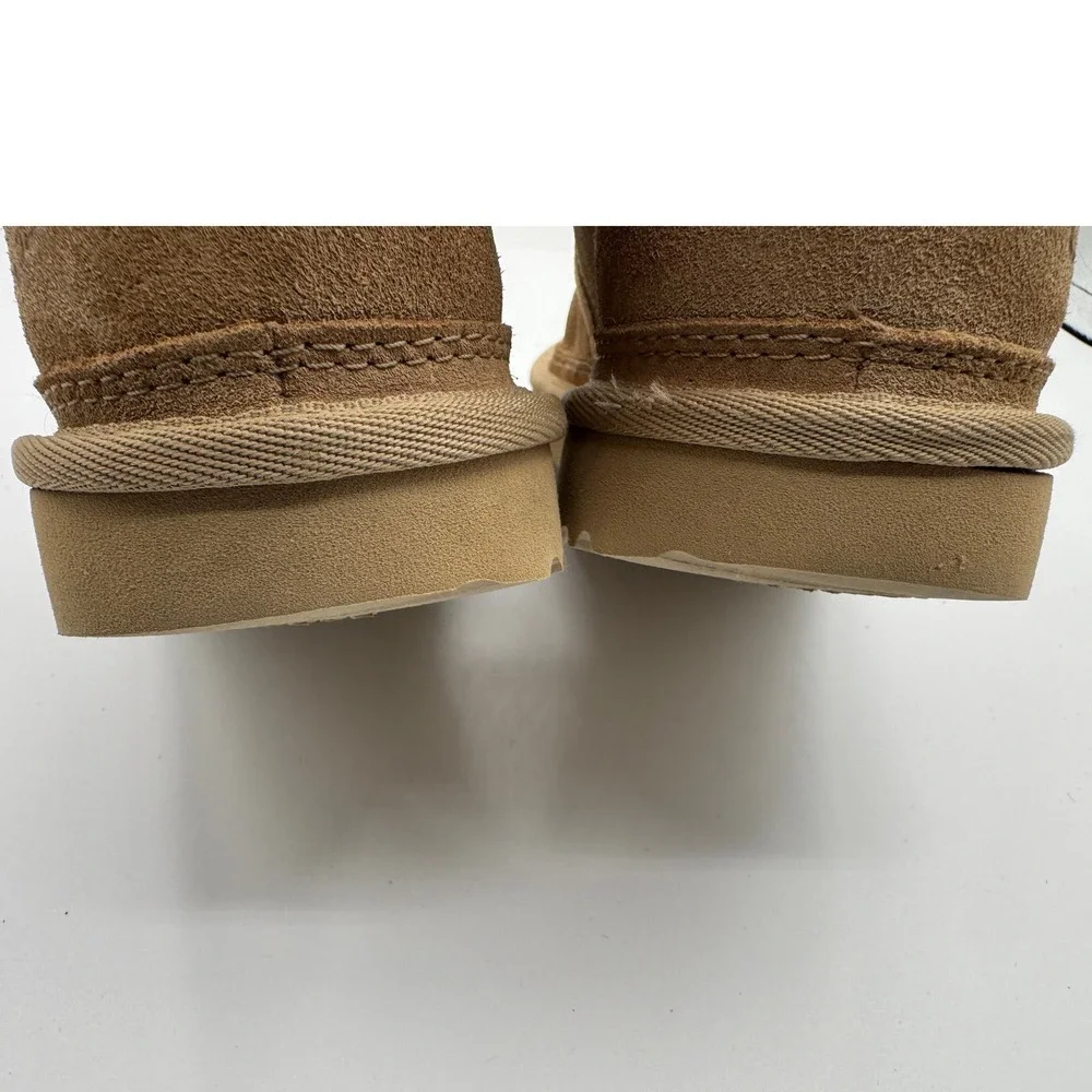 UGG Neumel Chestnut Suede‎ Lace Up Chukka Boots 1017320K Kids 5 Womens 7